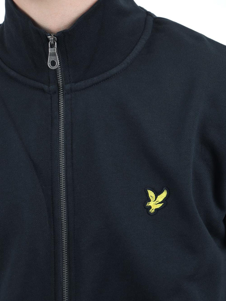 Brushback Full Zip Sweat Lyle & Scott Felpa Uomo Ml2148v Nero