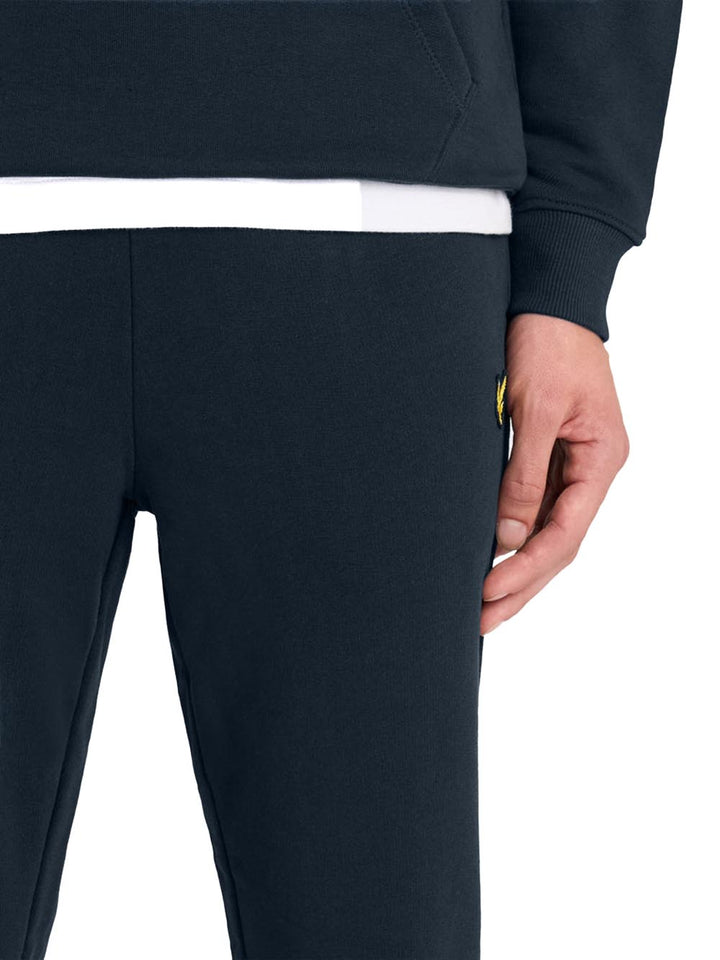Slim Brush Back Sweatpant Lyle & Scott Pantalone Uomo Ml2150v Blu scuro