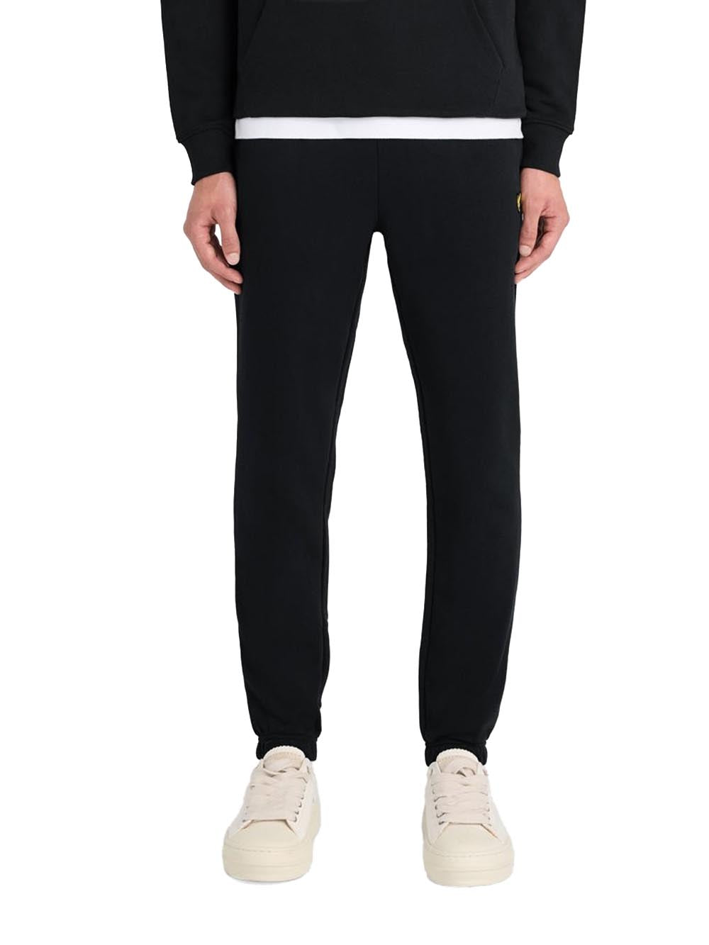Slim Brush Back Sweatpant Lyle & Scott Pantalone Uomo Ml2150v Nero