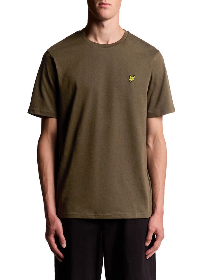 Plain T-Shirt Lyle & Scott T-shirt Uomo Ts400vog Verde oliva