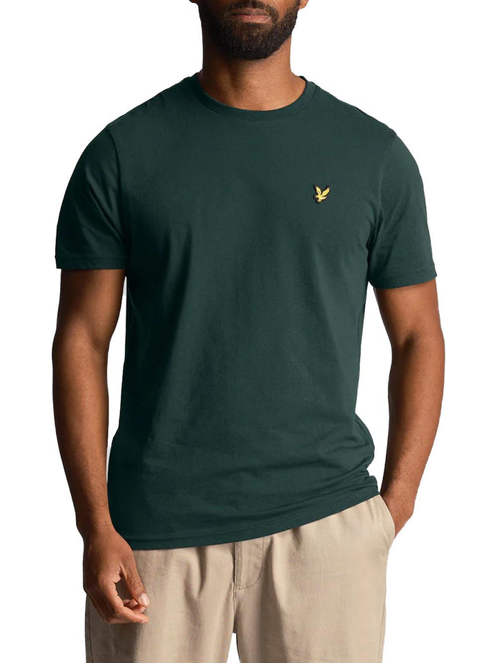 Plain T-Shirt Lyle & Scott T-shirt Uomo Ts400vog Verde scuro
