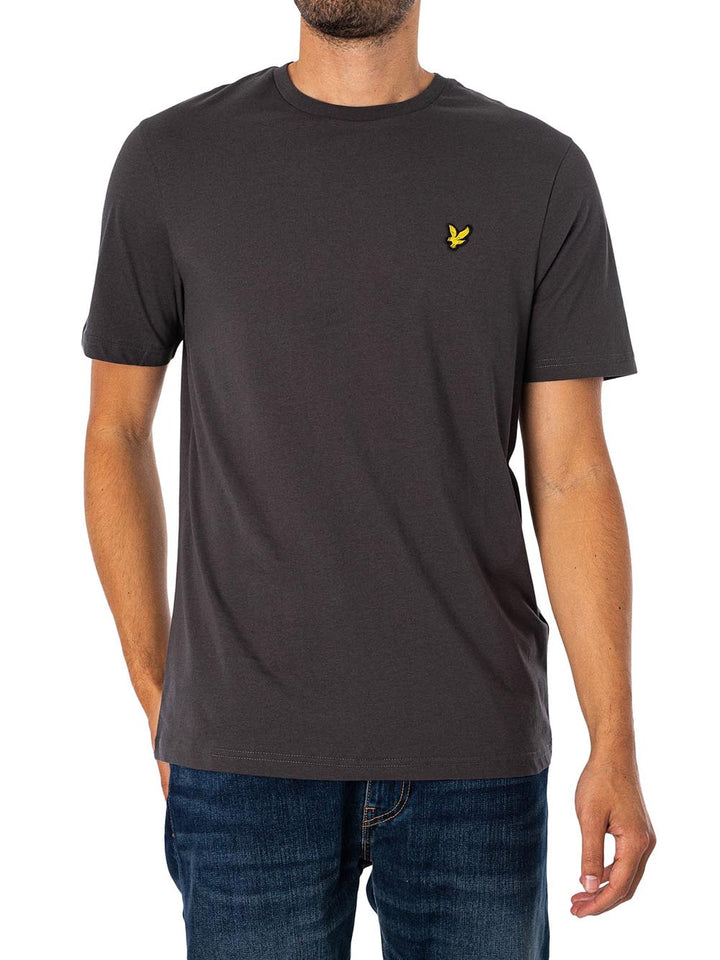 Plain T-Shirt Lyle & Scott T-shirt Uomo Ts400vog Grigio scuro