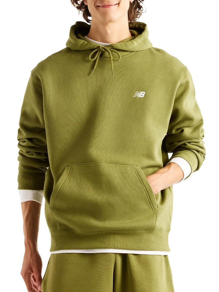 cappuccio New Balance Felpa Uomo Mt41511 Verde