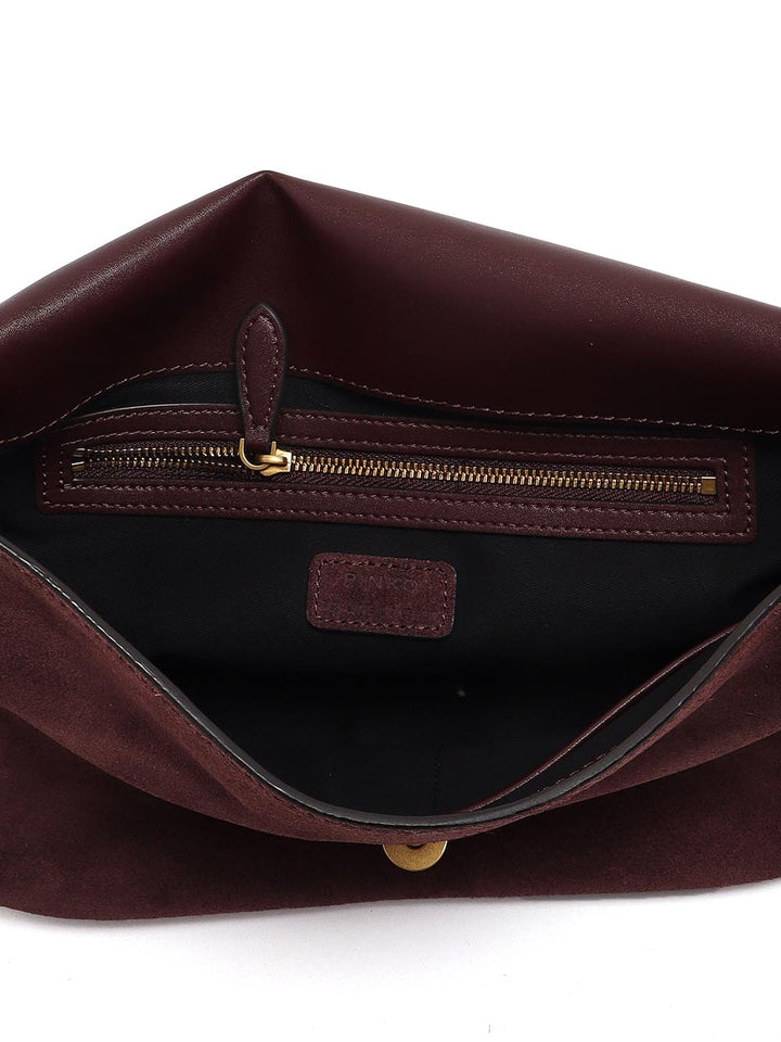 love satchel mini Pinko Borsa a Tracolla Donna 107656 A0f6 Borgogna oro