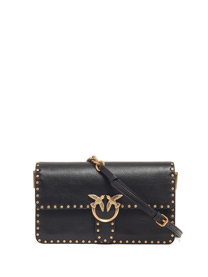 love one slouchy cl studs smallb Pinko Borsa Tracolla Donna 107664 A2jg Nero oro
