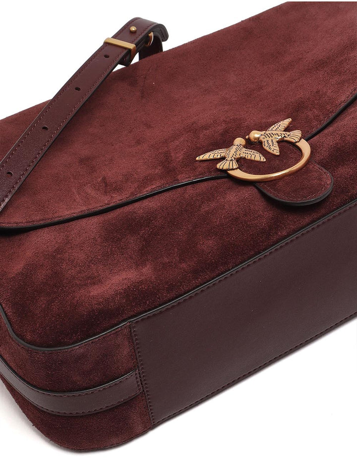 love satchel big Pinko Borsa a Tracolla Donna 107915 A0f6 Borgogna oro