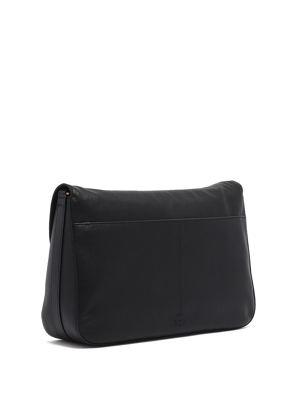 love satchel big Pinko Borsa a Tracolla Donna 107915 A3lw Nero oro