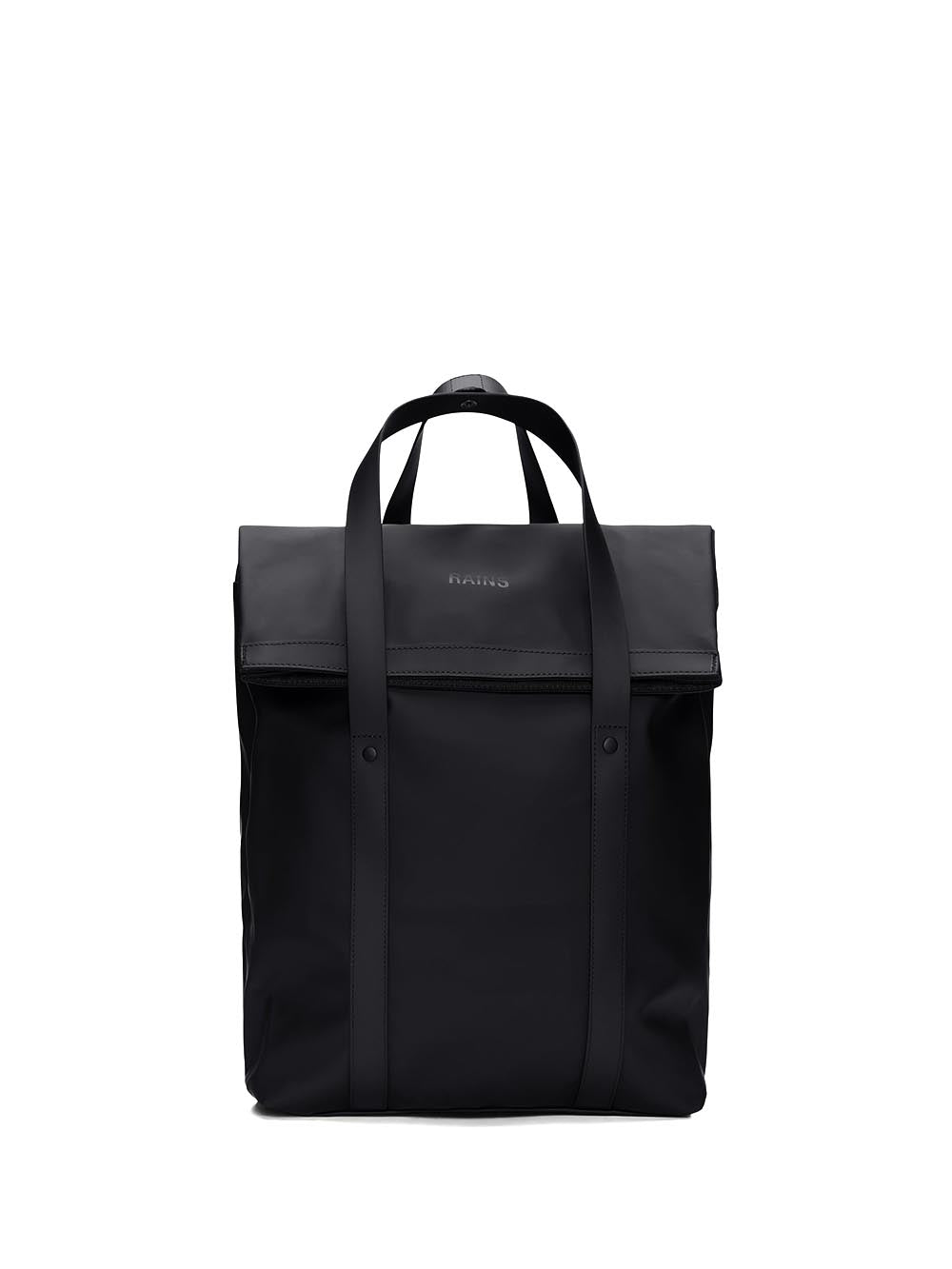 2 way tote backpack w3 Rains Zaino Unisex 12940 Nero