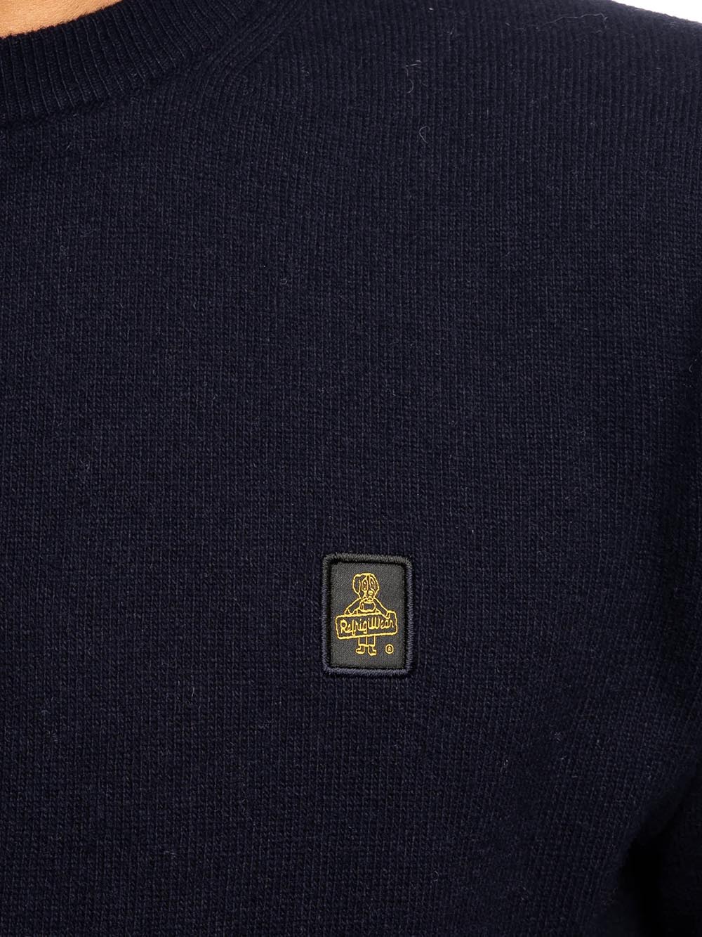 COLIN/1 PULLOVER Refrigiwear Pullover Uomo M18608 Ma9t02 Blu scuro