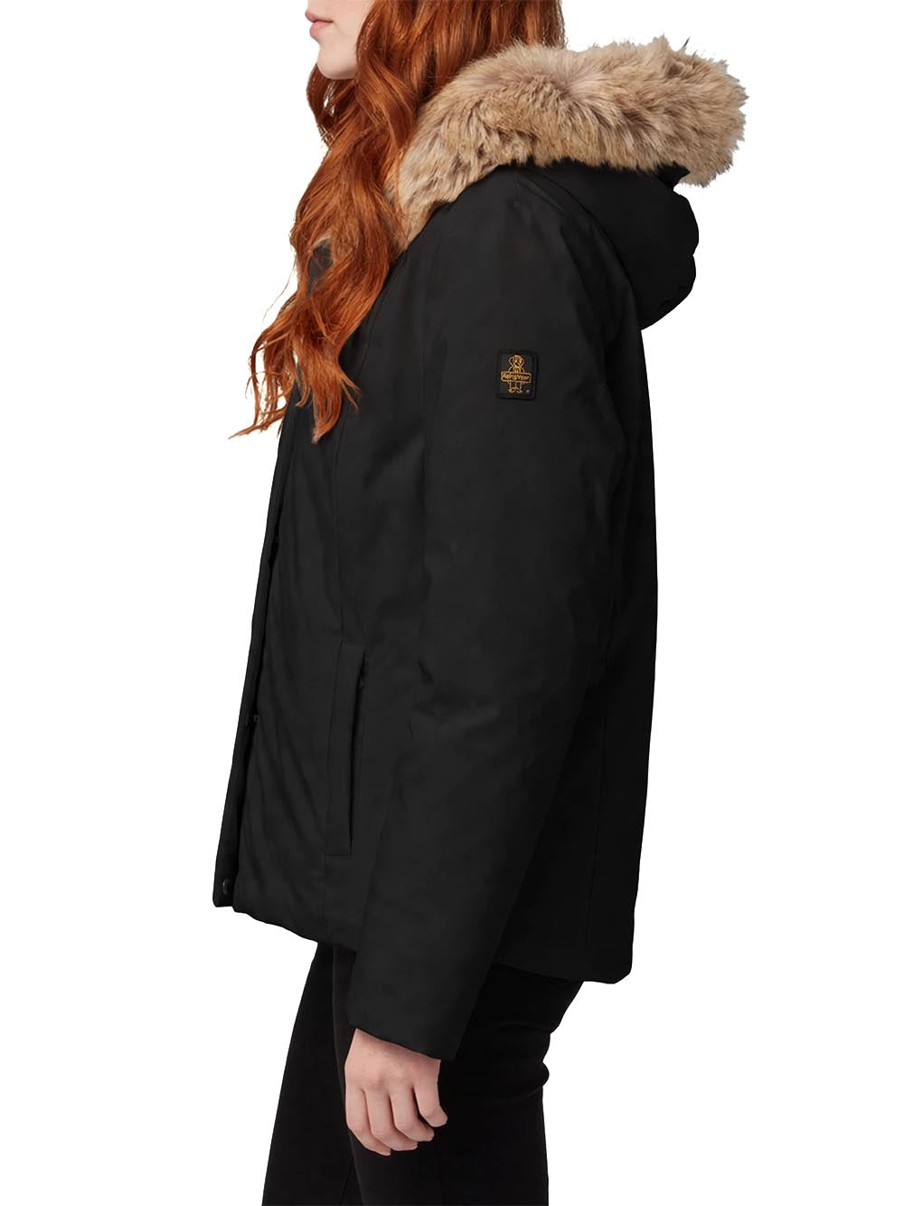 SHORT LADY TECH SPECIAL FUR JACKET Refrigiwear Giubbino Donna W90900 Xt3790 Nero