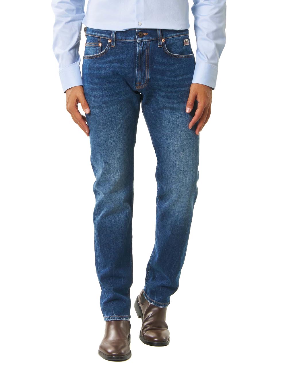 Roy Roger's Jeans Uomo Cult Man Rru025 D612 Medio