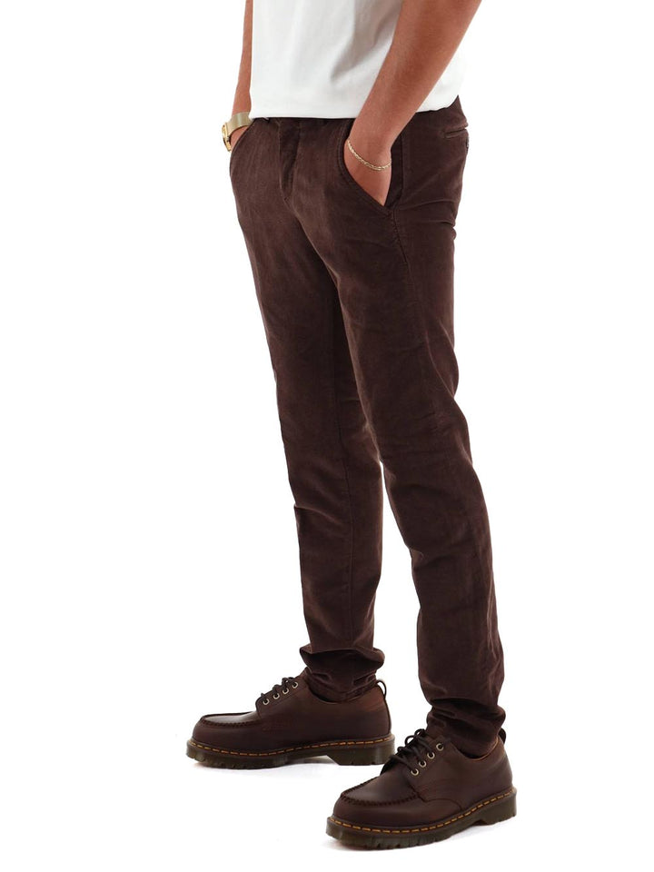 Roy Roger's Pantalone Uomo New Rolf Man Rru013 C870 Marrone