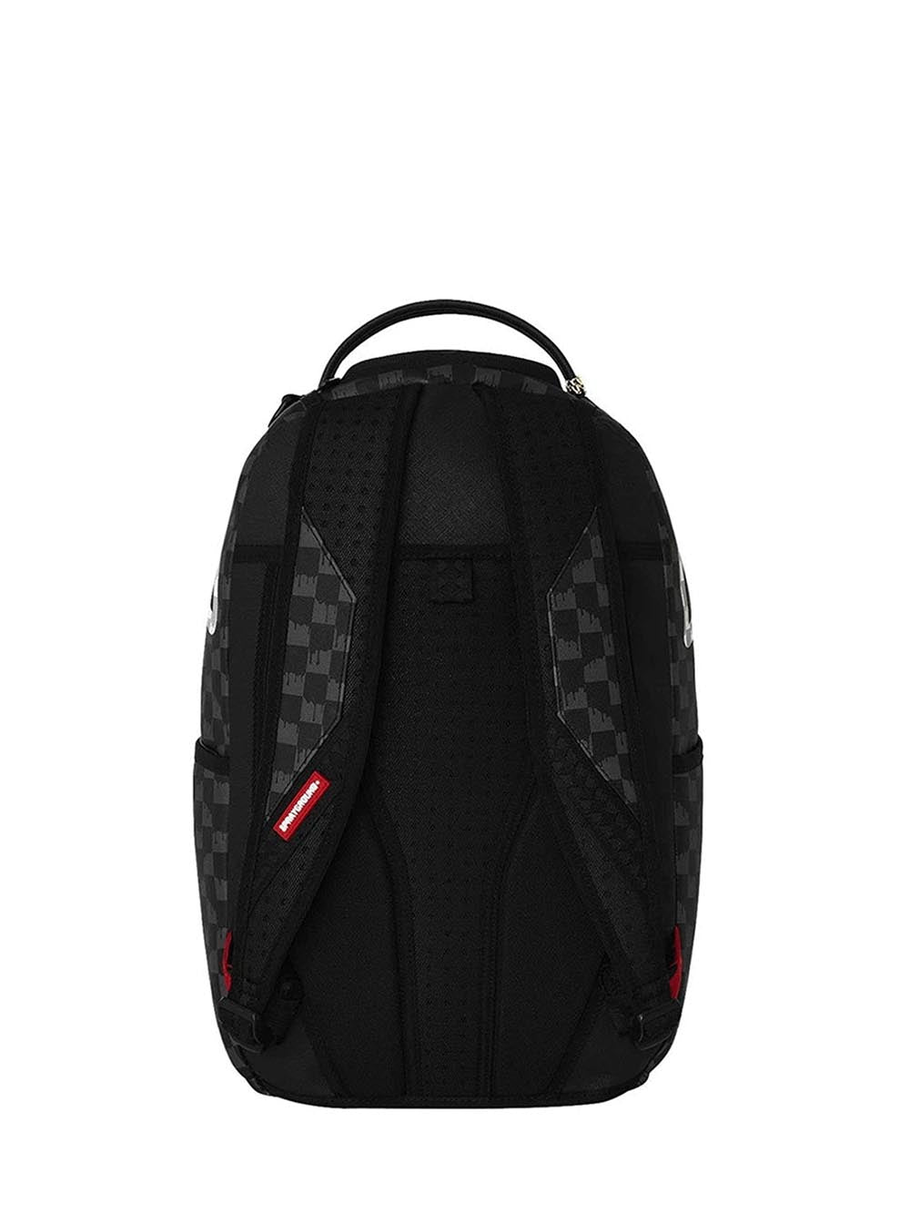 black and white drip check shark backpack Sprayground Zaino Unisex 910b8553nsz Nero grigio