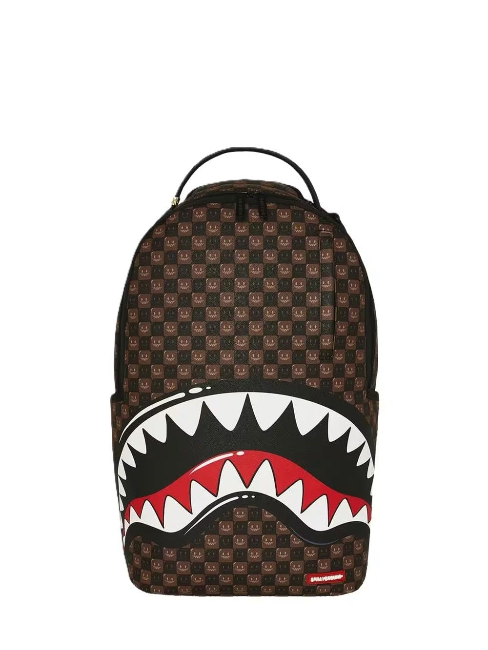 sharks in paris wtf bubble brown check backpack Sprayground Zaino Unisex 910b8634nsz Marrone