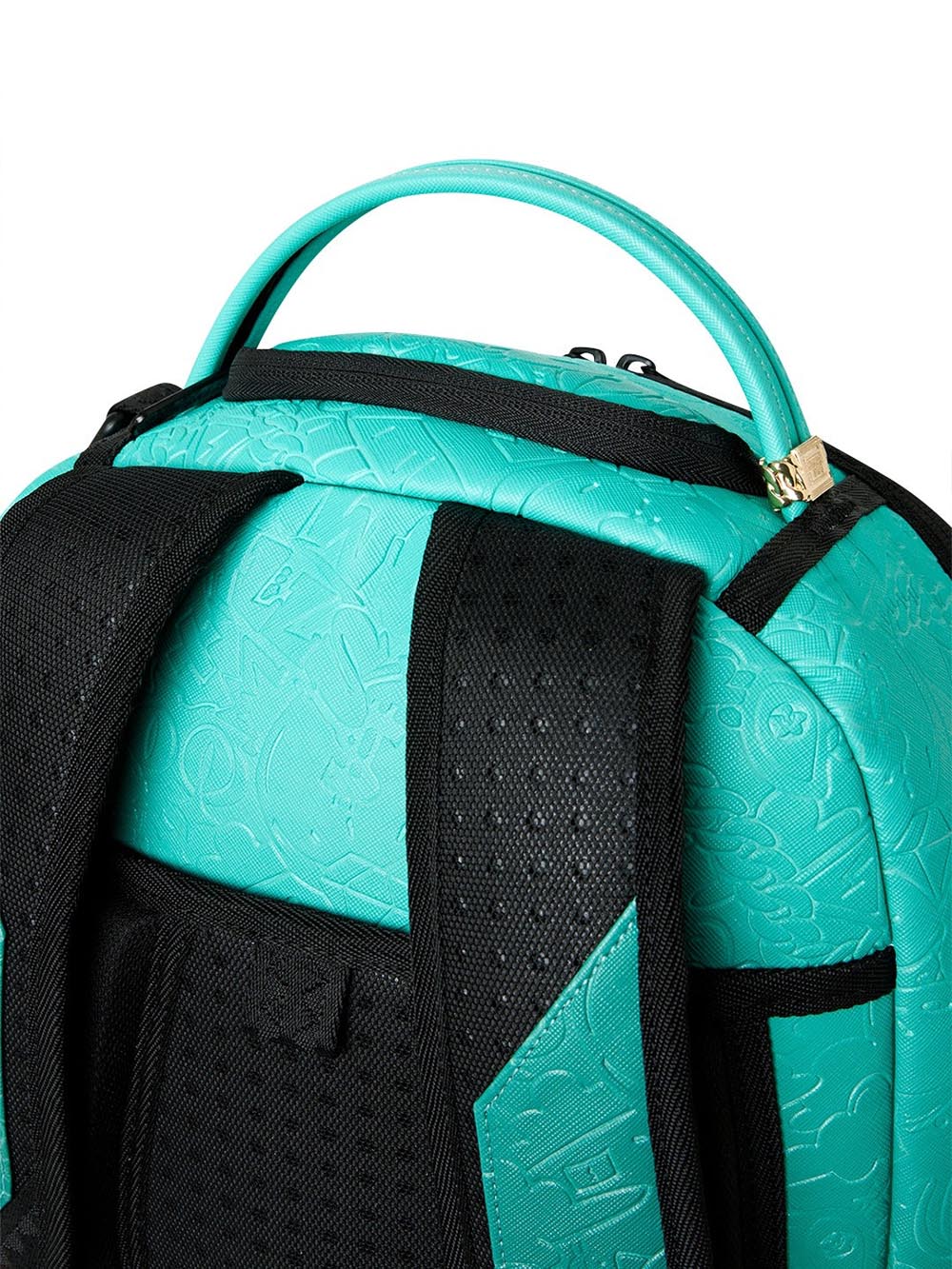 turquoise doodle emboss backpack Sprayground Zaino Unisex 910b8789nsz Verde acqua