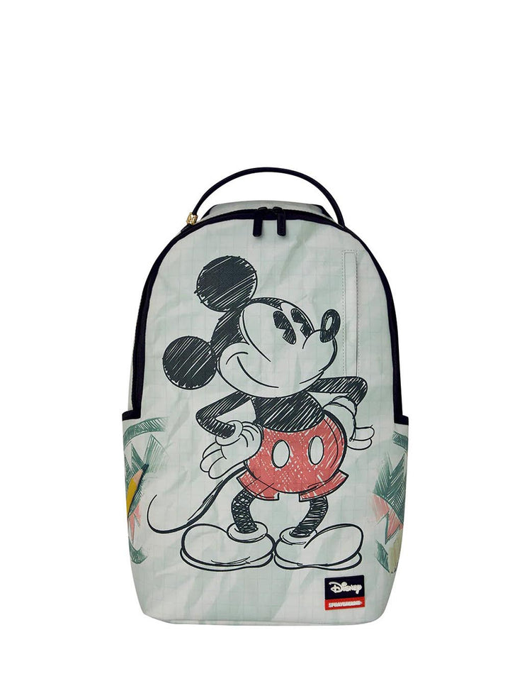 disney old school mickey sketch backpack Sprayground Zaino Unisex 910b9128nsz Bianco