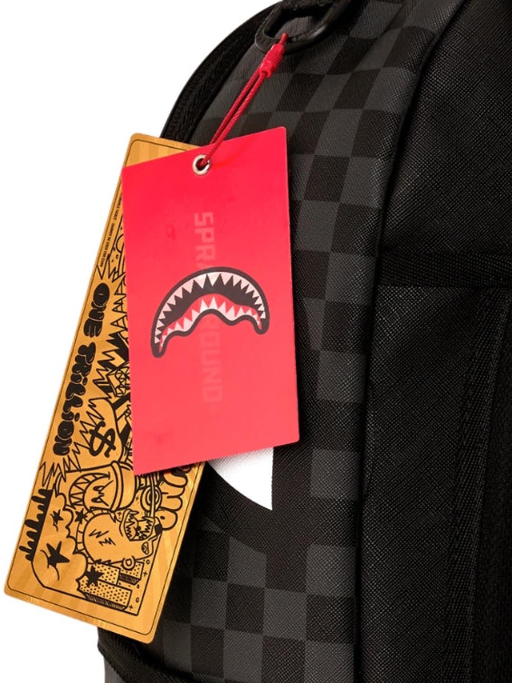 looney carrot stash backpack Sprayground Zaino Unisex 910b9177nsz Nero