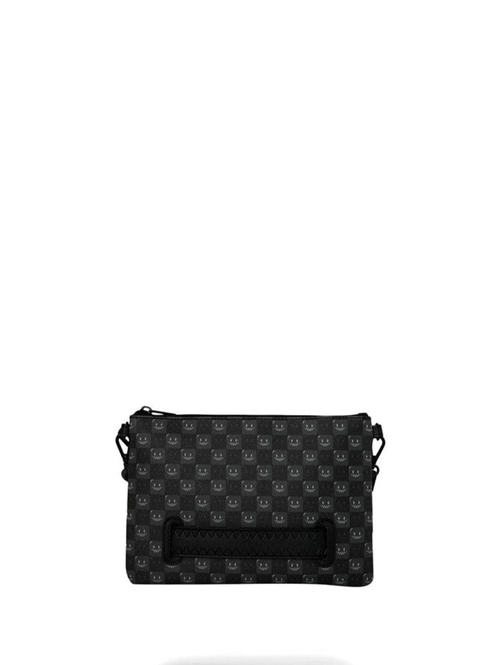 sharks in paris wtf bubbly black check crossover Sprayground Pochette Unisex 910b9318nsz Nero
