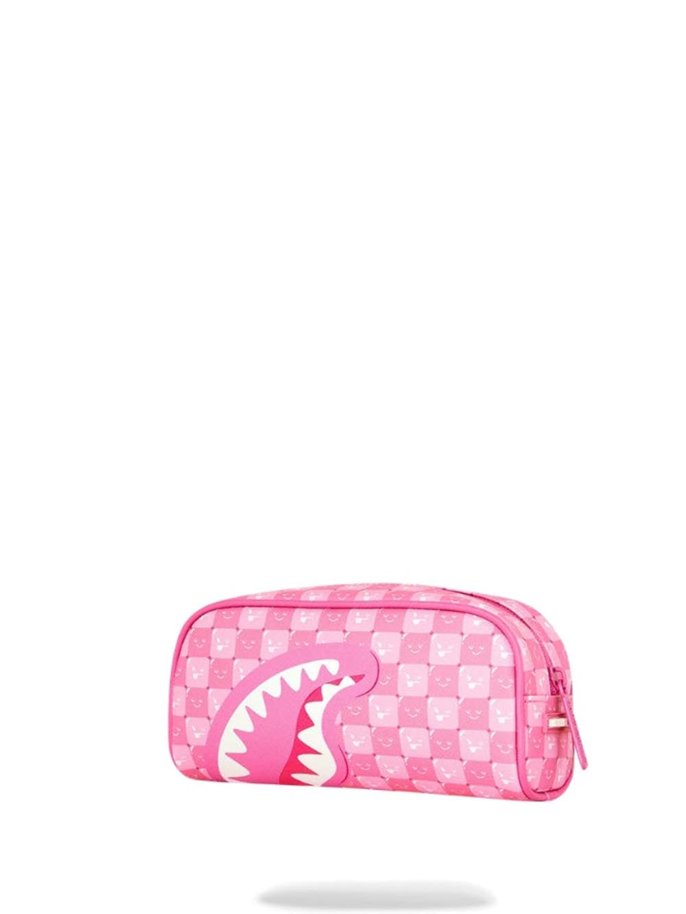 pink new check faces pouch Sprayground Astuccio Unisex 910b9323nsz Fucsia