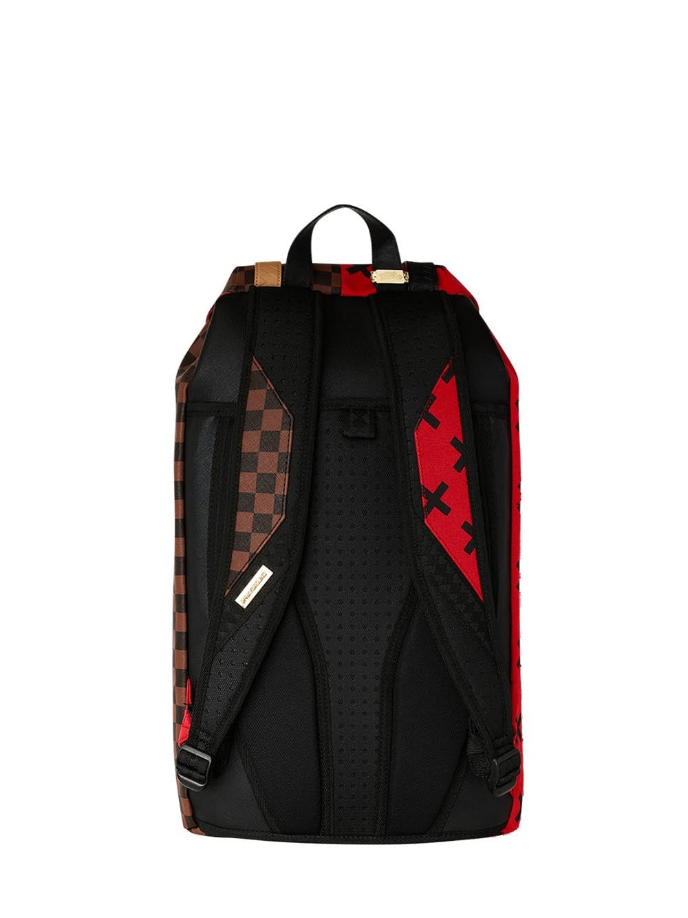 reverse half split hills backpack Sprayground Zaino Unisex 910b9435nsz Rosso marrone