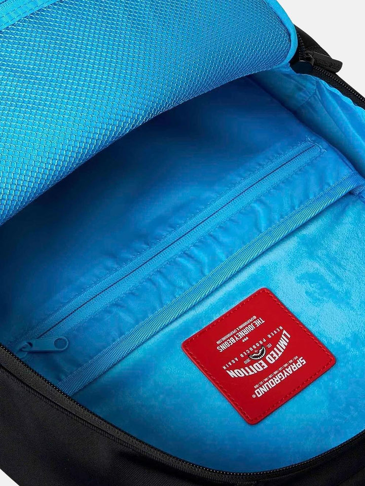 shark central light blue backpack Sprayground Zaino Unisex 910b9637nsz Nero azzurro