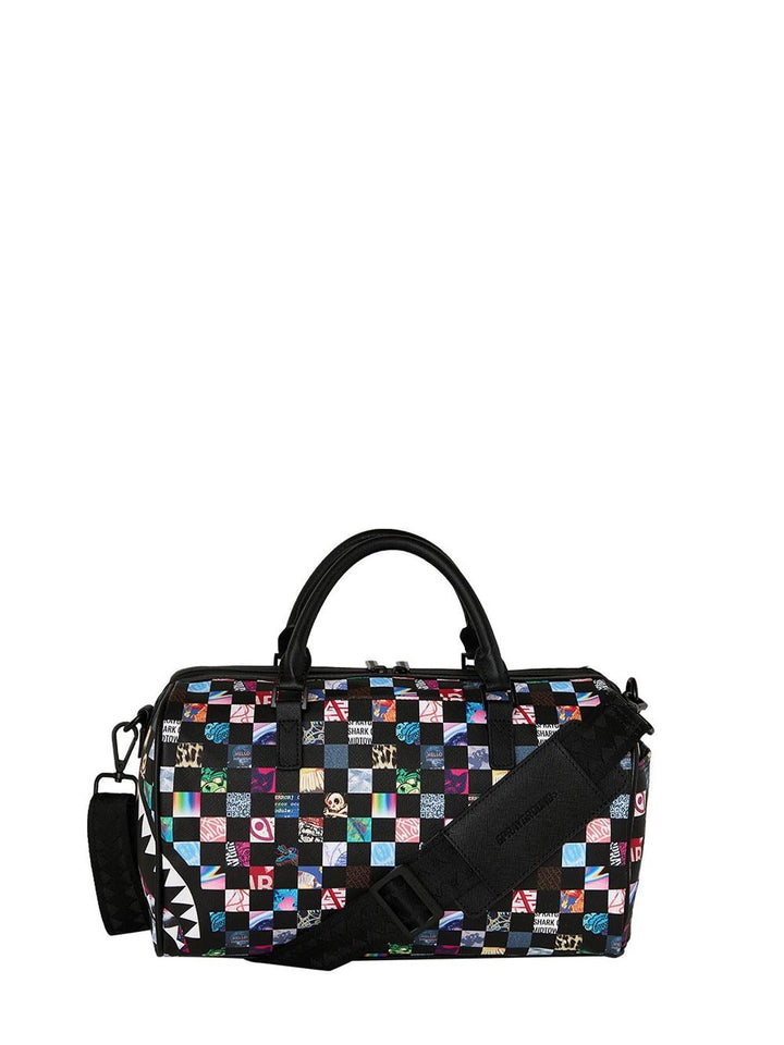crazy check mini duffle Sprayground Borsa Unisex 910d9439nsz Nero