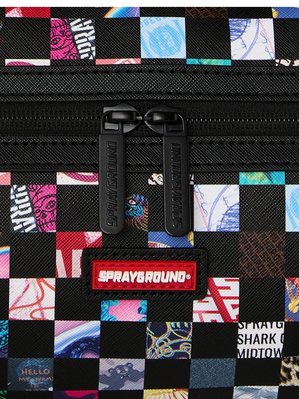 crazy check mini duffle Sprayground Borsa Unisex 910d9439nsz Nero