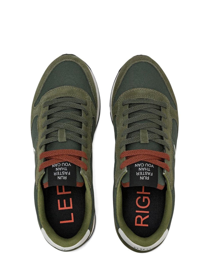 TOM SOLID SUN68 Sneaker Uomo Z46101 Verde militare