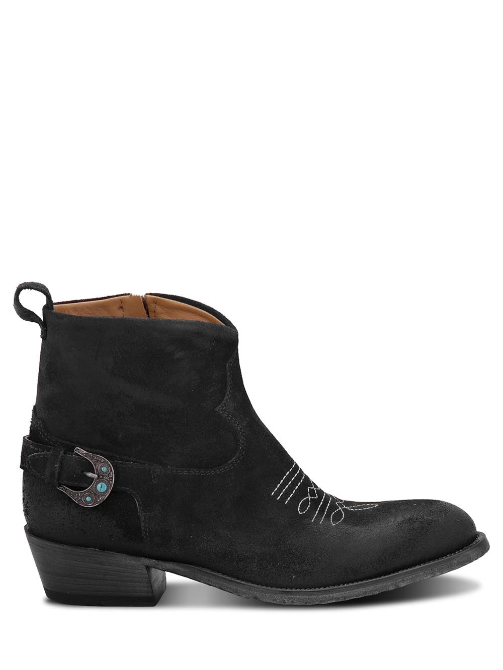texano Taji Stivale Donna Austin Nero
