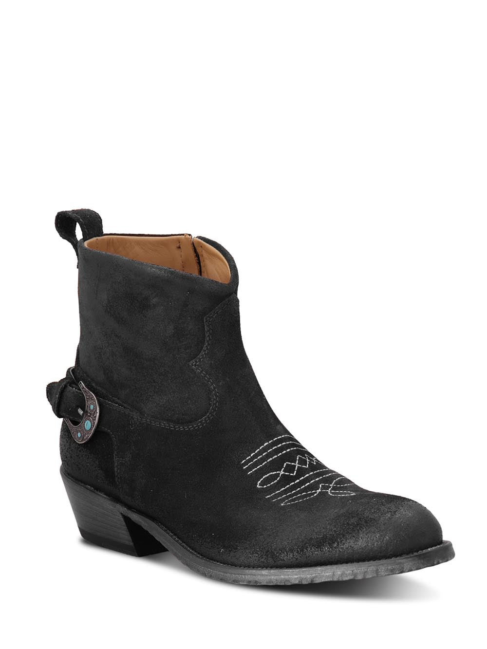 texano Taji Stivale Donna Austin Nero
