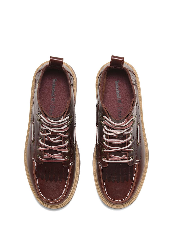 stone street mid lace boot Timberland Stivale Donna Tb0a27yz Burgundy