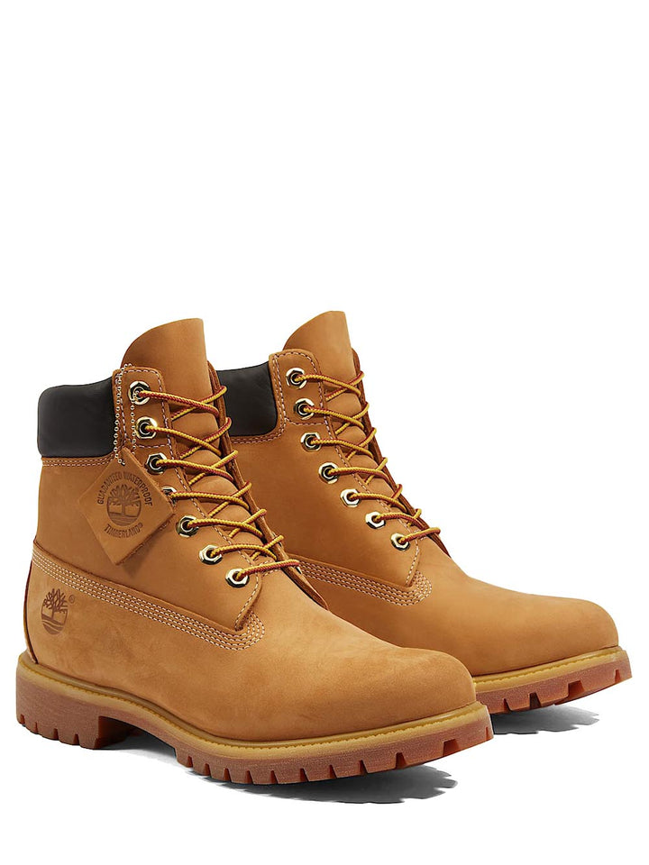 premium 6 in lace waterproof boot wheat Timberland Stivale Uomo Tb110061 Giallo