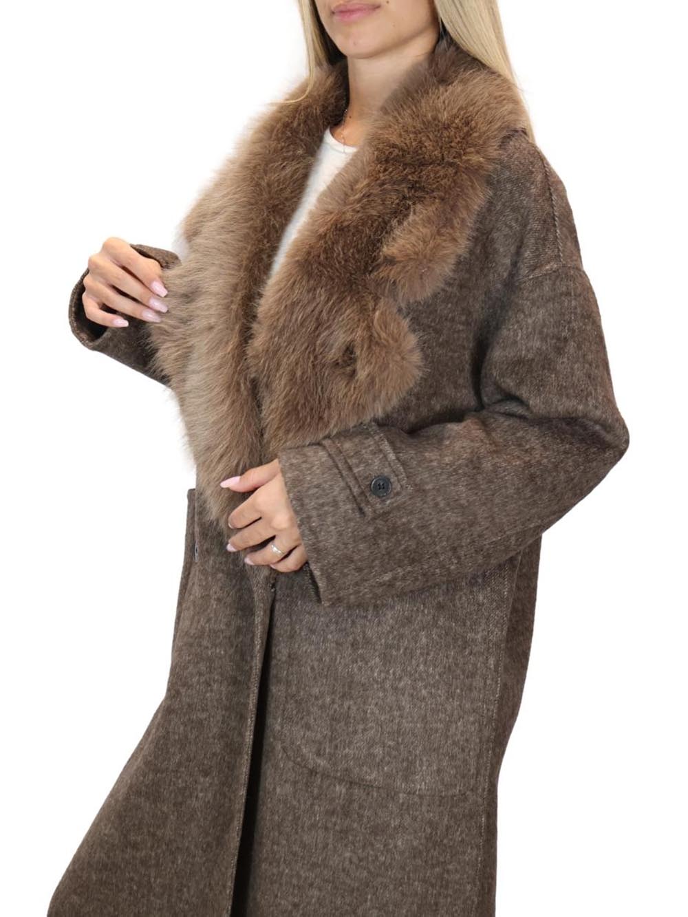 Vicolo Cappotto Donna Tac0025 Tortora