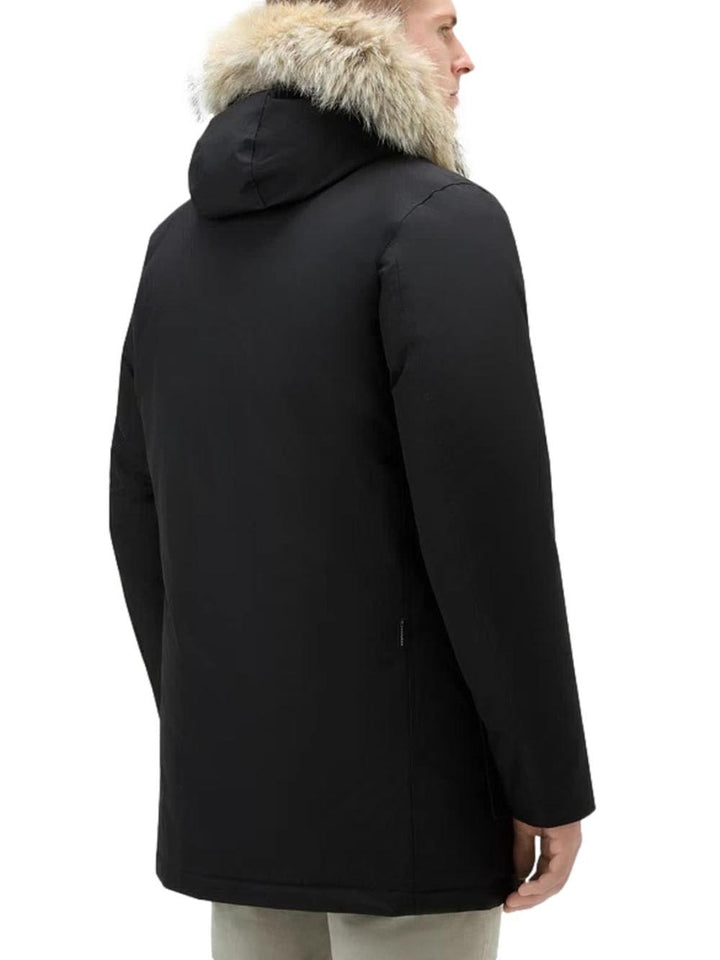 ARCTIC DETACHABLE FUR PARKA Woolrich Giubbino Uomo Cfwoou0482mbut0001 Nero