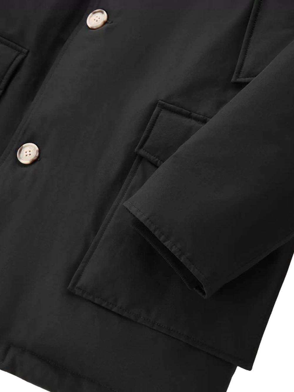 ARCTIC DETACHABLE FUR PARKA Woolrich Giubbino Uomo Cfwoou0482mbut0001 Nero