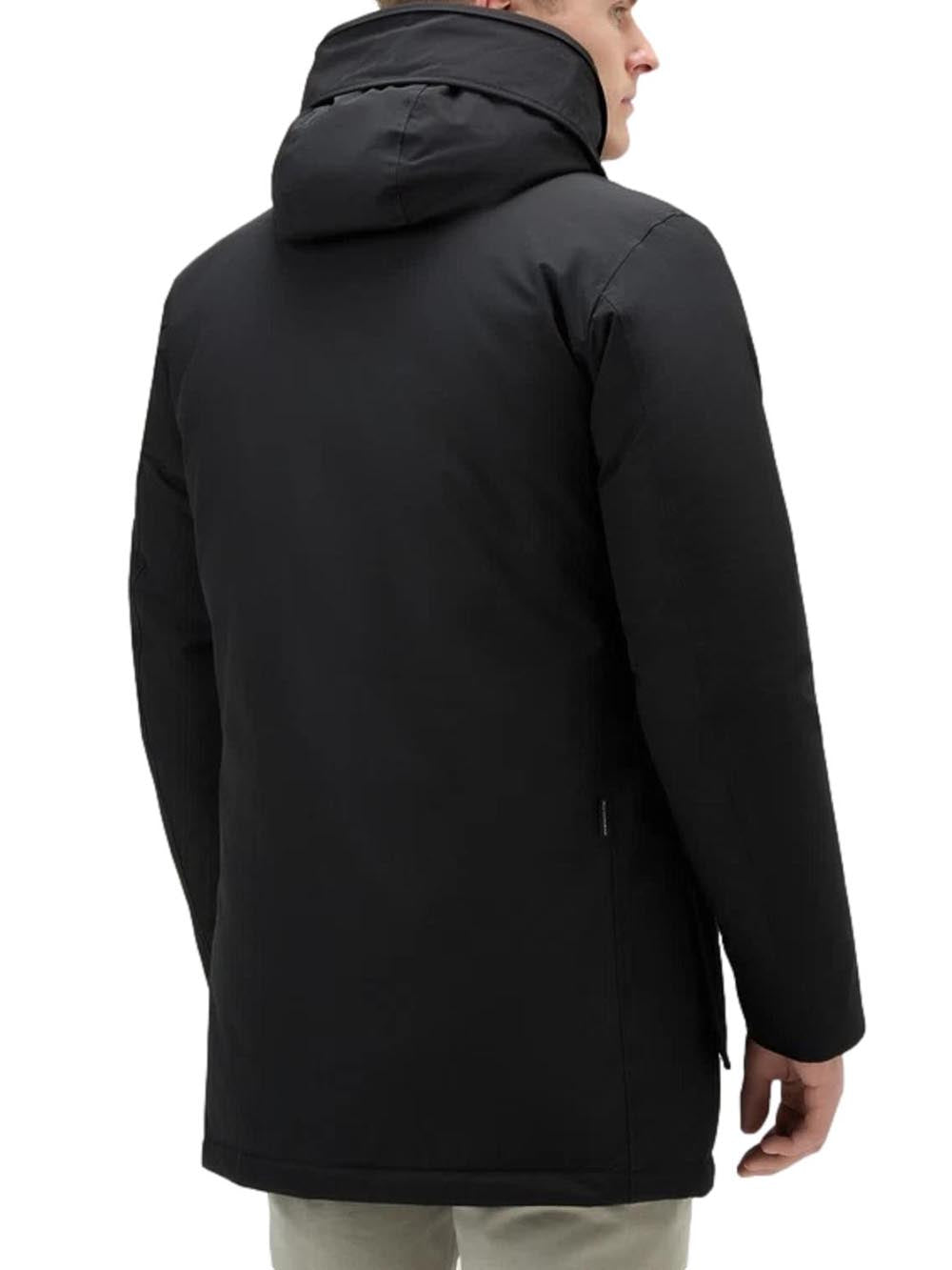 ARCTIC DETACHABLE FUR PARKA Woolrich Giubbino Uomo Cfwoou0482mbut0001 Nero