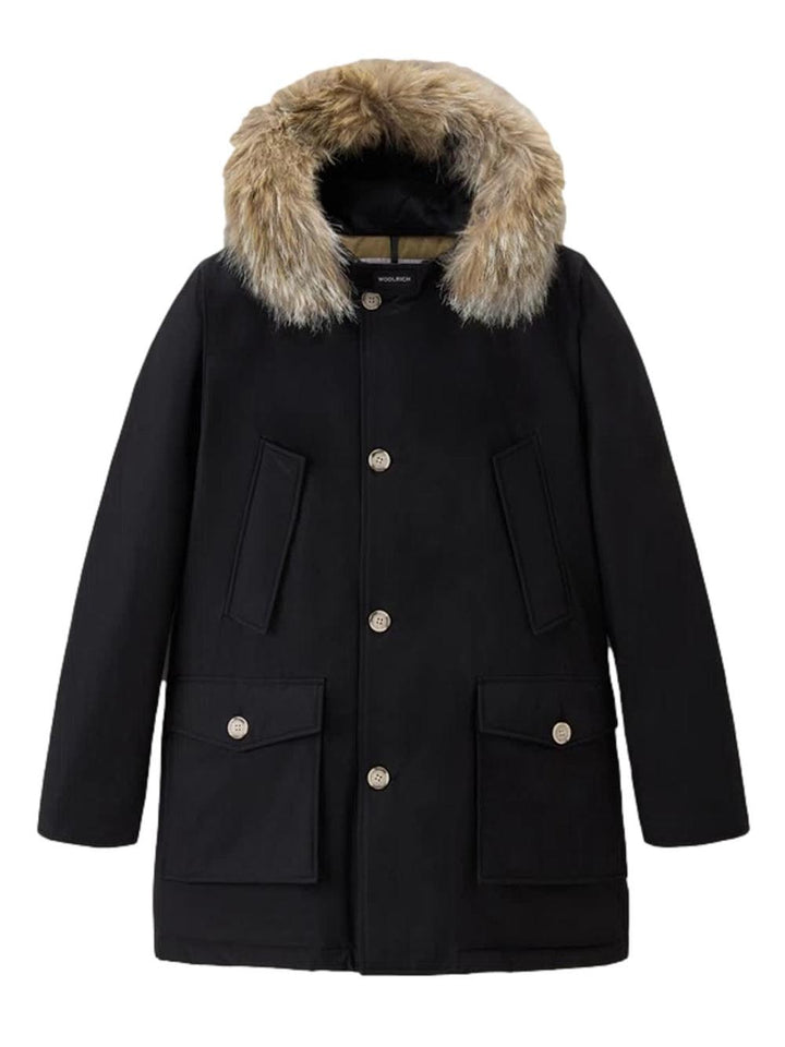 ARCTIC DETACHABLE FUR PARKA Woolrich Giubbino Uomo Cfwoou0482mbut0001 Nero