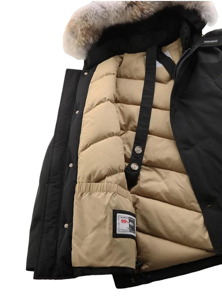 ARCTIC DETACHABLE FUR ANORAK Woolrich Giubbino Uomo Cfwoou0484mbut0001 Nero