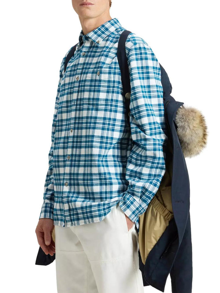 ARCTIC DETACHABLE FUR ANORAK Woolrich Giubbino Uomo Cfwoou0484mbut0001 Blu