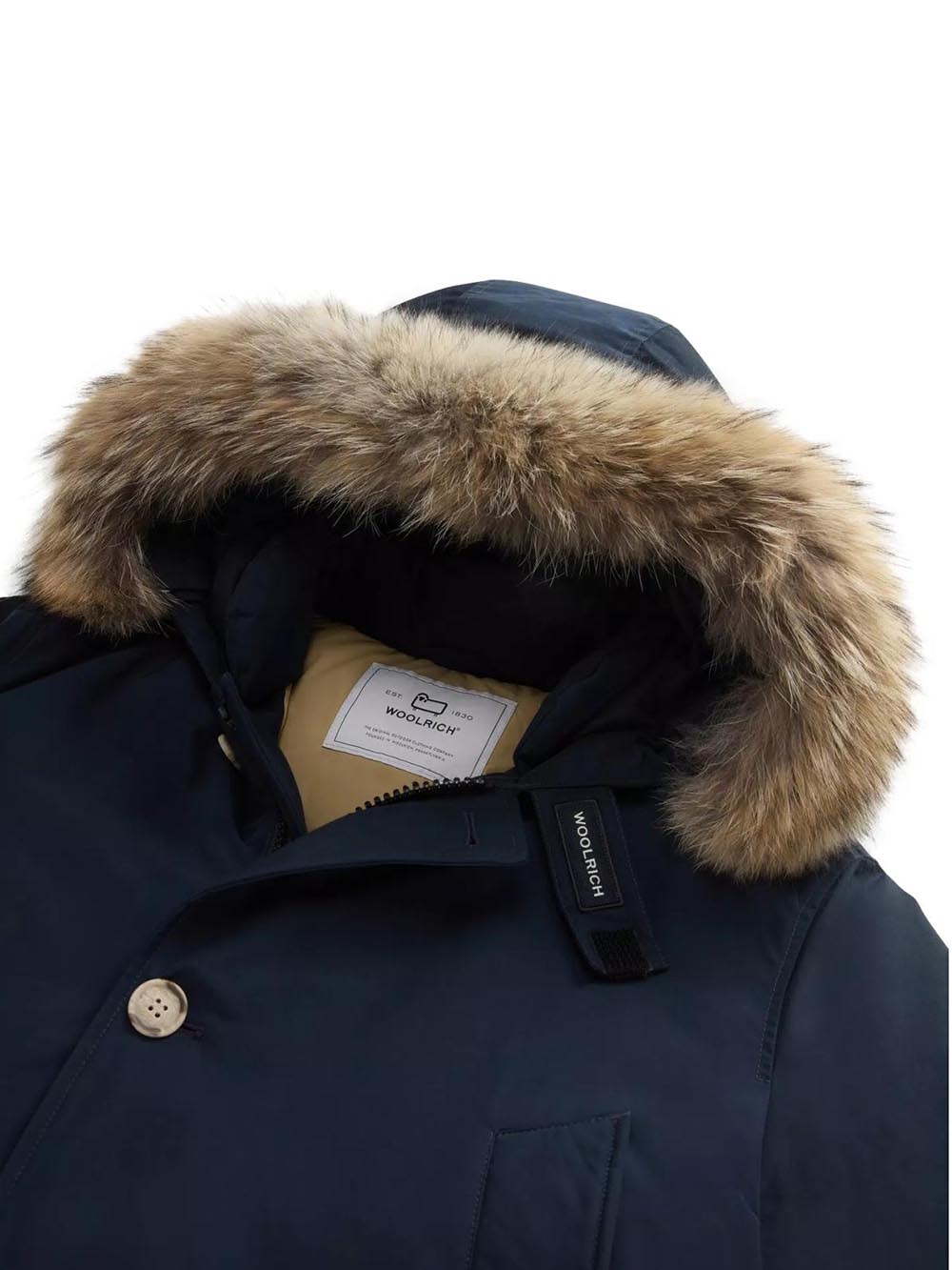 ARCTIC DETACHABLE FUR ANORAK Woolrich Giubbino Uomo Cfwoou0484mbut0001 Blu