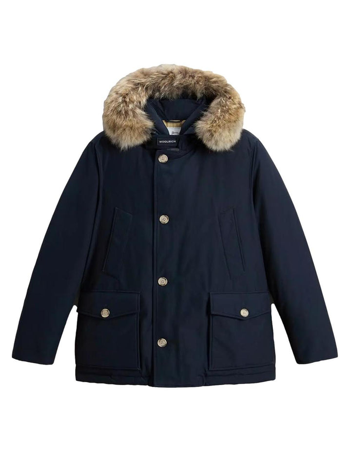 ARCTIC DETACHABLE FUR ANORAK Woolrich Giubbino Uomo Cfwoou0484mbut0001 Blu