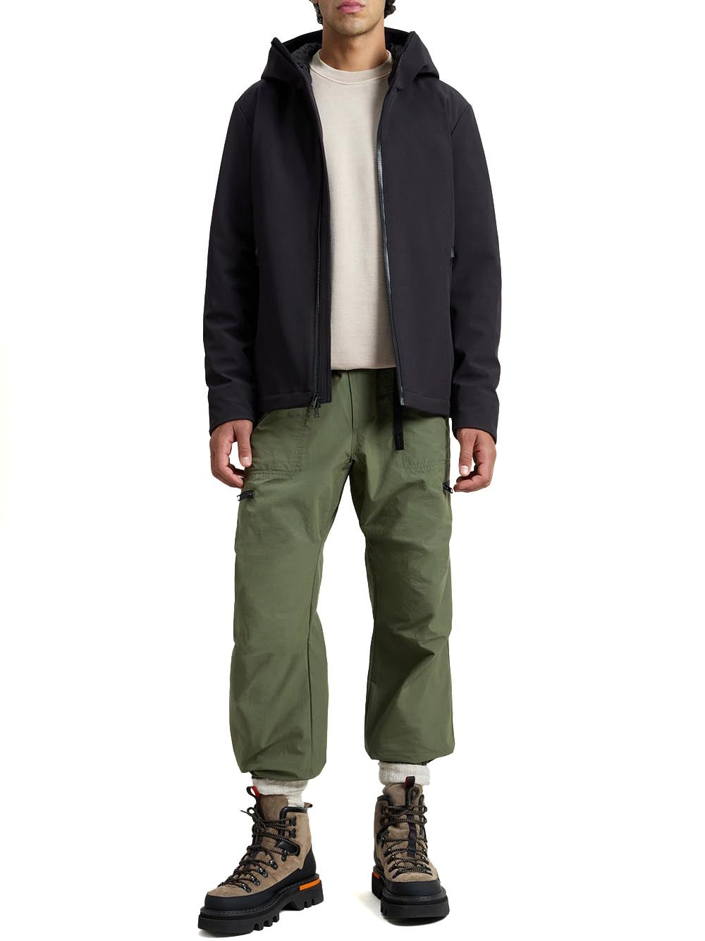 SOFT SHELL PACIFIC JACKET Woolrich Giubbino Uomo Cfwoou1047mbut3496 Nero