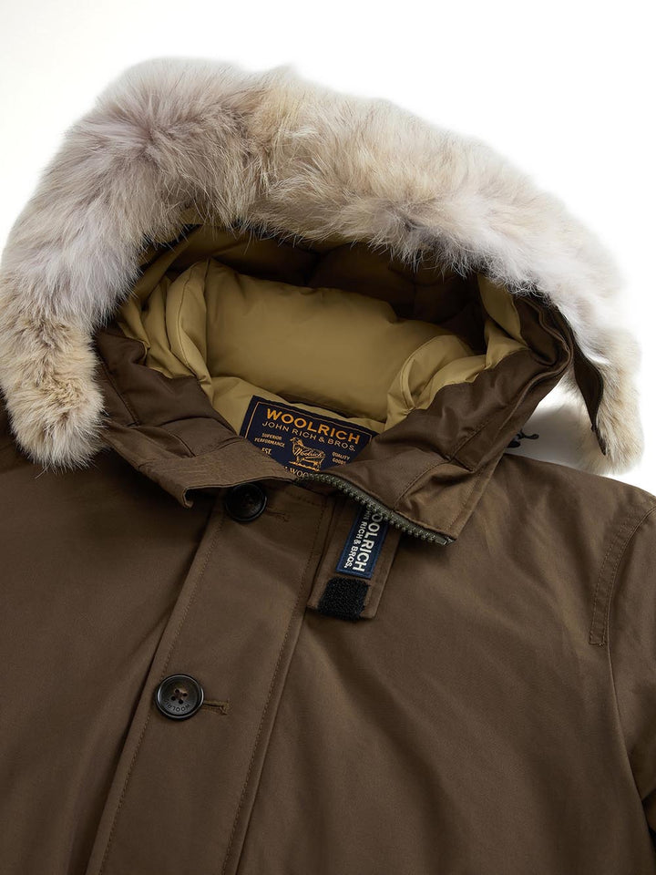 POLAR DETACHABLE FUR BOMBER Woolrich Giubbino Uomo Cfwoou2238mrut0001 Verde