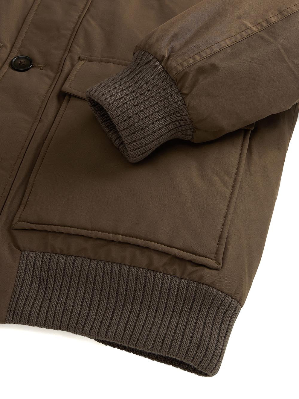 POLAR DETACHABLE FUR BOMBER Woolrich Giubbino Uomo Cfwoou2238mrut0001 Verde