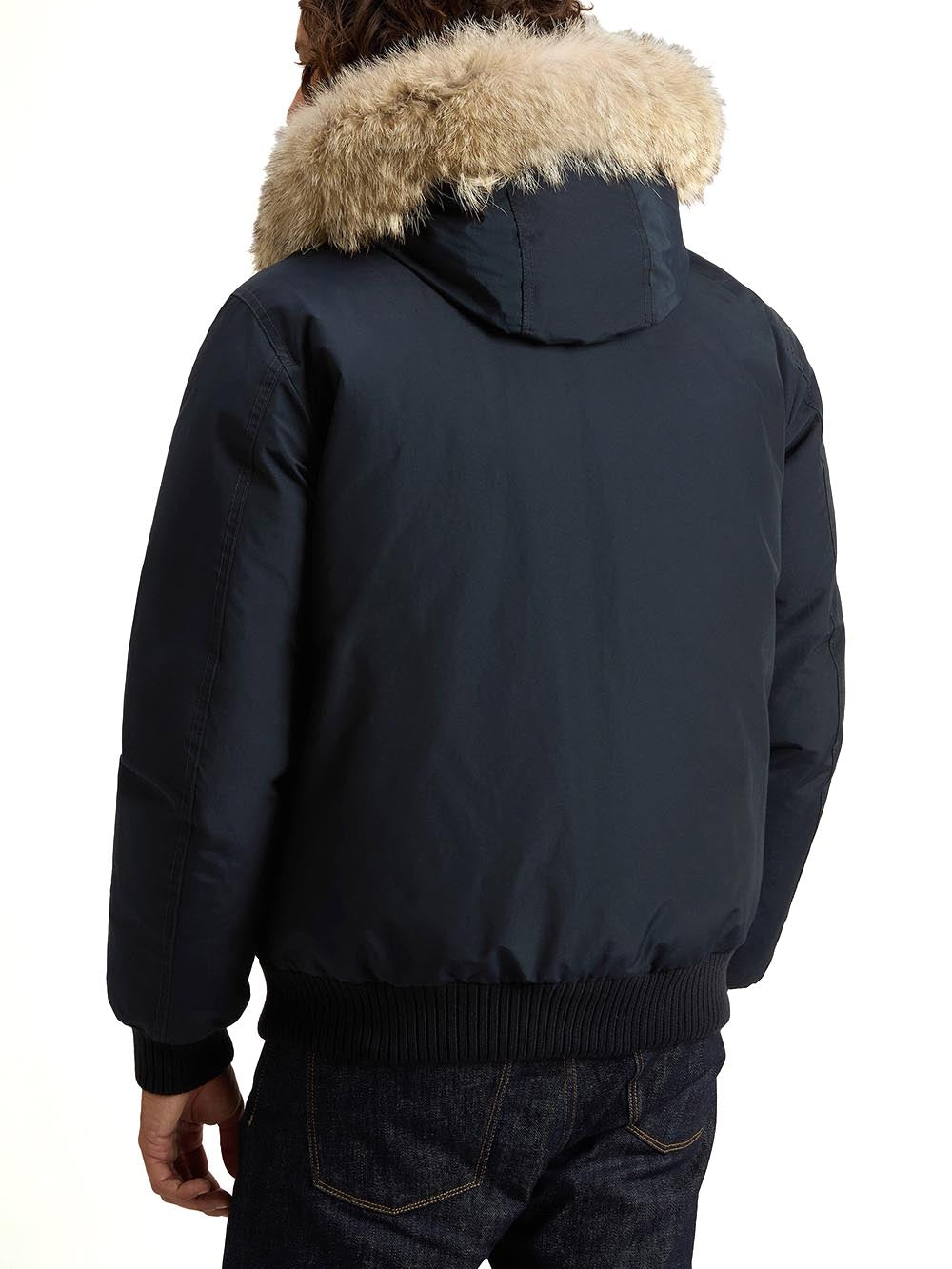 POLAR DETACHABLE FUR BOMBER Woolrich Giubbino Uomo Cfwoou2238mrut0001 Blu