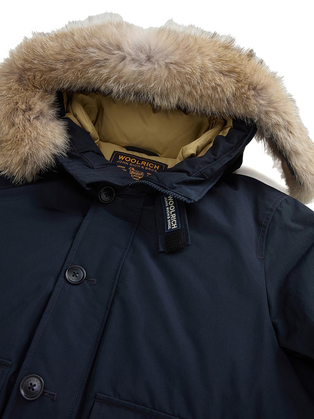 POLAR DETACHABLE FUR BOMBER Woolrich Giubbino Uomo Cfwoou2238mrut0001 Blu