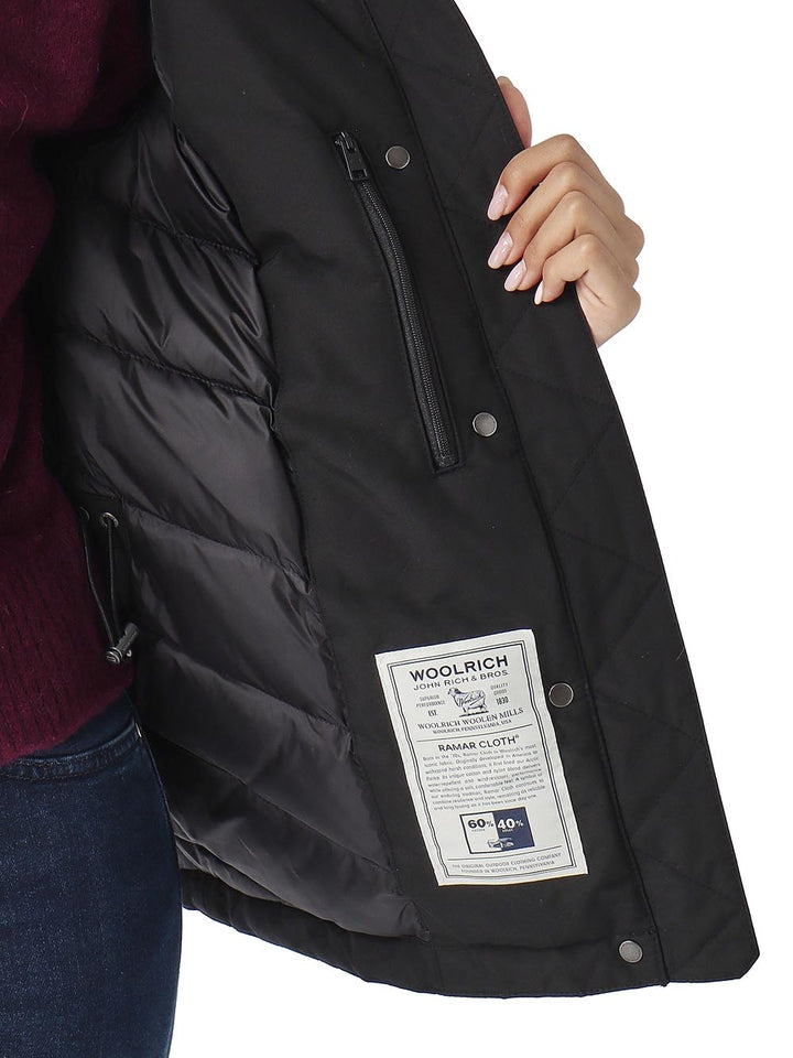 MILITARY JKT Woolrich Giubbino Donna Cfwwou2075fbut0001 Nero