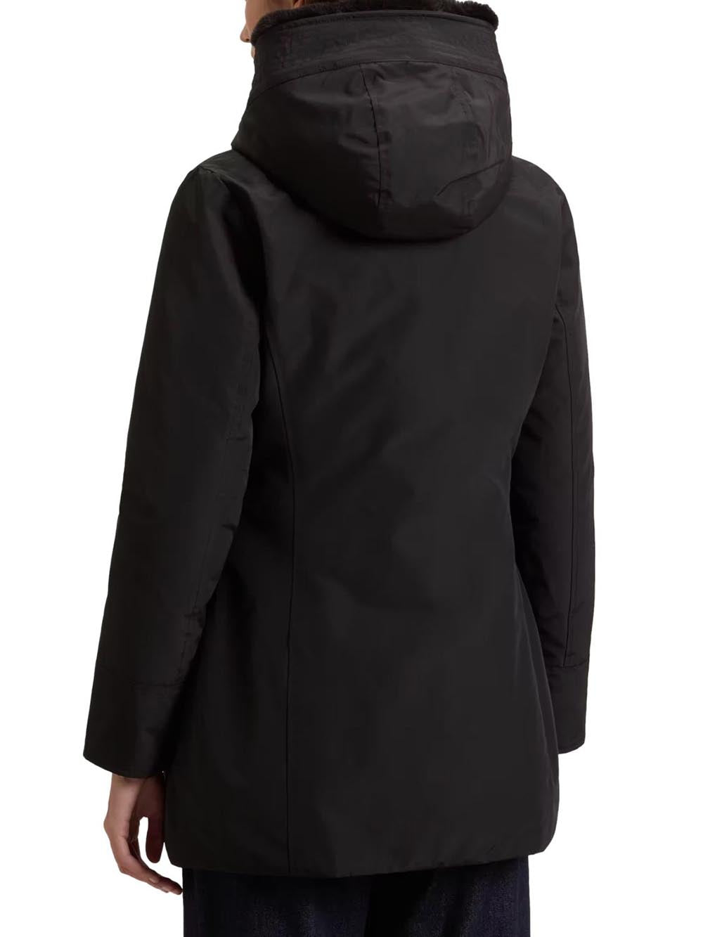BOULDER FAUX FUR PARKA Woolrich Giubbino Donna Cfwwou2265frut0001 Nero