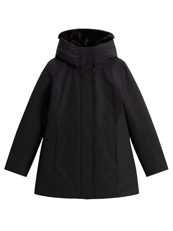 BOULDER FAUX FUR PARKA Woolrich Giubbino Donna Cfwwou2265frut0001 Nero
