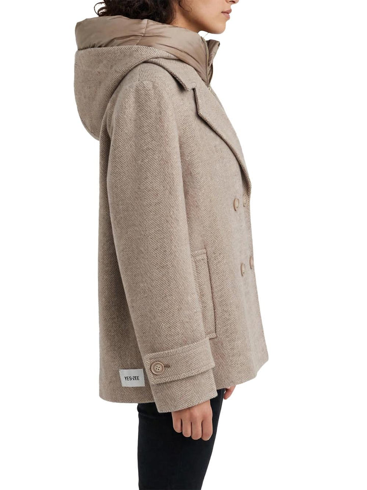 Yes Zee Giacca Donna G007 L400 Beige